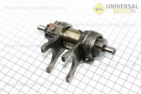 Вал червячный с вилками в сборе Юпитер