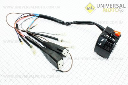 Перемикач керма лівий /пр. (пластик). Китай (Запчастини  на мотоцикл ІЖ / UM3421-V81)