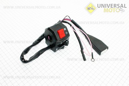 Перемикач керма лівий /пр. (пластик). Китай (Запчастини  на мотоцикл ІЖ / UM3421-V81)