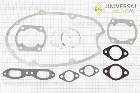 Прокладки двигателя комплект 10 штук Юпитер, паронит + алюминий. Китай (Мотоцикл ИЖ / UM3422-V57)