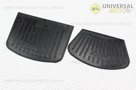 Бризговики комплект 2шт, напис "ІЖ". Украина (Запчастини  на мотоцикл ІЖ / UM3422-V64)