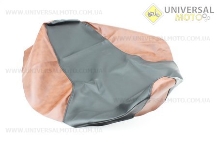 Чехол сиденья Юпитер-3-4 (эластичный, прочный материал) черный/коричневый. Украина (Мотоцикл ИЖ / UM3422-V71)