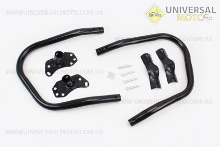 Дуга захисна "ЧОРНА" комплект. Китай (Запчастини  на мотоцикл ІЖ / UM3422-V99)
