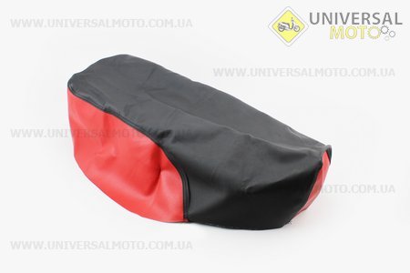 Чехол сиденья Юпитер-3-4 (эластичный, прочный материал) черный/красный. Украина (Мотоцикл ИЖ / UM3423-V09)