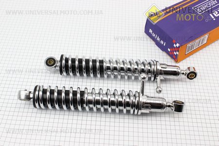 Амортизатор задний, комплект 2 штуки 330мм, с рычагом (хром). RUIKAI (Мотоцикл ИЖ / UM3423-V35)