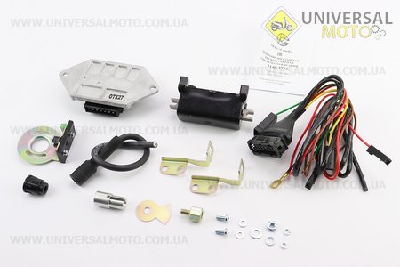 БСЗ / мікропроцесорна система зажигання 1148.3734 6-12V Планета, із силіконовими бронепроводами та надсвічниками. СОВЕК (Запчастини  на мотоцикл ІЖ / UM3424-V19)