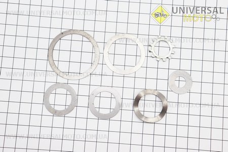 Шайби двигуну комплект 7шт. Китай (Запчастини  на мотоцикл ІЖ / UM3424-V56)