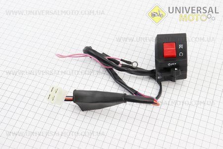 Перемикач керма правий (пластик). Китай (Запчастини  на мотоцикл ІЖ / UM3424-V67)