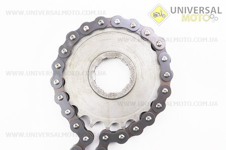 УЦІНКА ІЖ Зірка передня 520-21T (неправильний модуль зуба зірки, ланцюг не сідає на зірку, див. фото). Китай (Запчастини  на мотоцикл ІЖ / UM3424-V79)