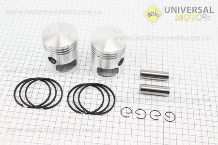 Поршень, кольца, палец комплект 2 штуки 6V 4р.. TMMP (Мотоцикл ЯВА / UM3430-V57)