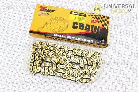 Ланцюг приводу колеса 428*128L GOLD. TMMP (Запчастини для мопеда Дельта / UM3432-V08)