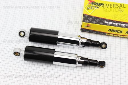 Амортизатор задний, комплект 2 штуки 320мм (закрытый, чёрные). TMMP (Мотоцикл Ява / UM3432-V18)