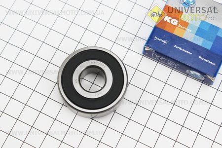 Підшипник 6302 2RS (15x42x13), ІНДІЯ. KG (Підшипники / UM3433-V02)