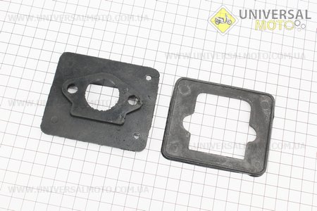 Прокладка клапана, комплект 2 деталі, (гума). Китай (Запчастини на мотоцикл Муравей / UM3440-V05)