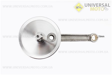 Колінвал під шліц. Китай (Запчастини на мотоцикл Муравей / UM3440-V25)