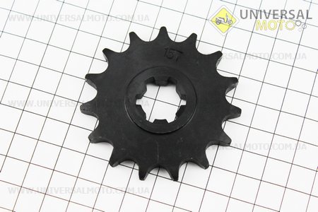 Зірка передня 428-15T. Китай (Запчастини на мотоцикл Муравей / UM3440-V38)