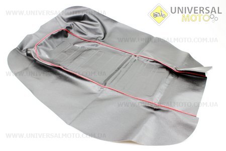 Чохол сидіння з червоною облямівкою. Китай (Запчастини на мотоцикл Муравей / UM3440-V43)