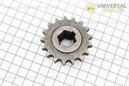 Звезда моторная 17T. Китай (Мотоцикл Муравей / UM3440-V58)