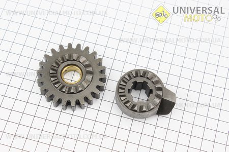 Храповик комплект. Китай (Запчастини на мотоцикл Муравей / UM3440-V69)