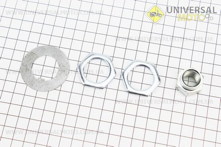 Гайка піввісь комплект. Китай (Запчастини на мотоцикл Муравей / UM3440-V79)