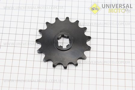 Зірка передня 520-15T. Китай (Запчастини на мотоцикл Муравей / UM3440-V87)