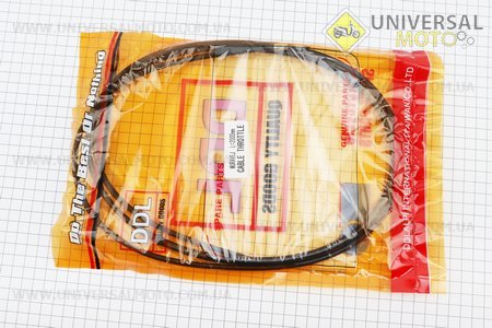 Трос газу (трос 200см; кожух 190см). DDL (Запчастини на мотоцикл Муравей / UM3441-V04)