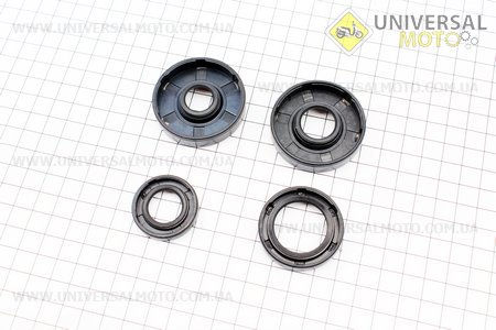 Сальники комплект 4шт (18x47x10, 16x47x10, 27x40x7, 19x32x5). Китай (Запчастини на мотоцикл Восход / UM3450-V21)