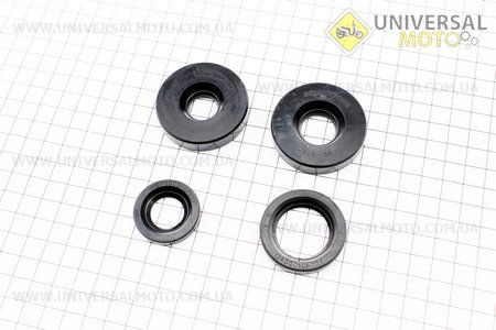 Сальники комплект 4шт (18x47x10, 16x47x10, 27x40x7, 19x32x5). Китай (Запчастини на мотоцикл Восход / UM3450-V21)