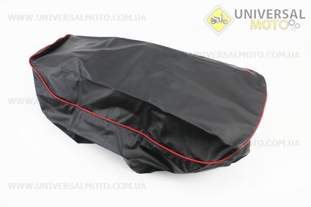 Чохол сидіння з червоною облямівкою. Китай (Запчастини на мотоцикл Восход / UM3450-V44)