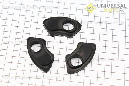 Демпферна гумка заднього колеса комплект 3шт Карпати (нового зразку). Китай (Запчастини на мопед Карпаты, Верховина / UM3460-V52)