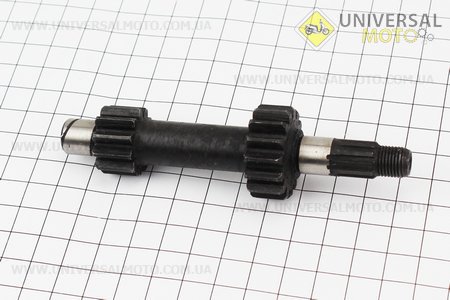 Вал первинний Верховина. Китай (Запчастини на мопед Карпаты, Верховина / UM3460-V74)