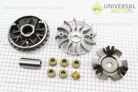 Варіатор передній комплект Honda WH125 / 150 + втулка, крильчатка. HAORUN (Запчастини до японського скутера / UM3470-V81)