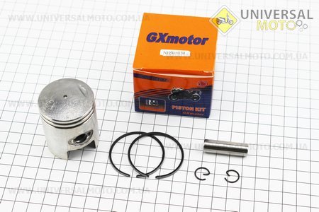 Поршневий комплект (поршень, кільця, палець) Honda NH50 40мм + 0,50 (палець 10мм). GXmotor (Запчастини до японського скутера / UM3471-V45)
