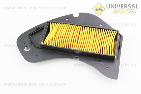 Фільтр-елемент повітряний (пластик) "картон" Yamaha BWS100. Китай (Запчастини до японського скутера / UM3472-V17)