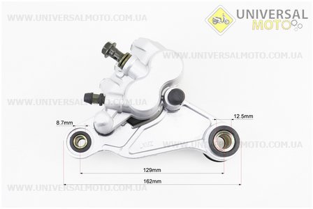 Гальмівний супорт з колодками Honda LEAD (двопоршневий). Китай (Запчастини до японського скутера / UM3472-V25)