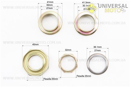 Підшипник керма комплект Honda DIO (твердопластіковая обойма). Китай (Запчастини до японського скутера / UM3472-V26)