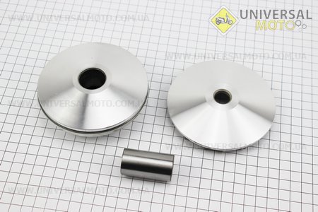 Варіатор передній комплект Honda LEAD90 + втулка, крильчатка, тип 2. Китай (Запчастини до японського скутера / UM3472-V50)