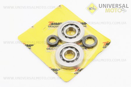 Підшипник коленвала DIO AF34 / 35 SCO4B19CS31PX2 (20 * 56 * 12) 2шт + сальники 20 * 31 * 7; 15* 25,5 * 7. TMMP (Запчастини до японського скутера / UM3472-V53)