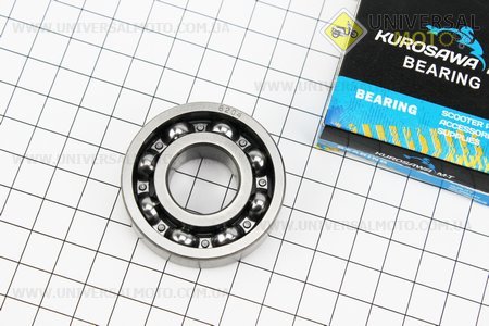 Підшипник 6204 (20x47x14) колінчастий вал AD, JOG, GY6. KUROSAWA (Підшипники / UM3473-V72)