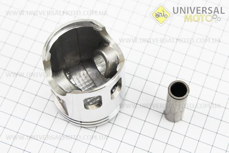Поршневий комплект (поршень, кільця, палець) Yamaha BWS100 52мм STD (палець 14мм). DHOK (Запчастини до японського скутера / UM3476-V33)