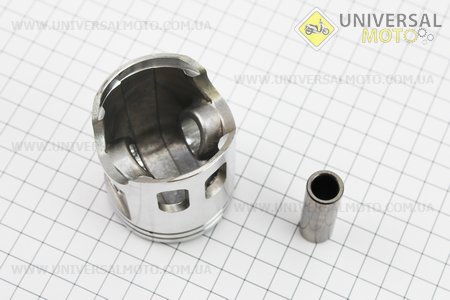 Поршневий комплект (поршень, кільця, палець) Yamaha BWS100 52мм +0,50 (палець 14мм). DHOK (Запчастини до японського скутера / UM3476-V35)