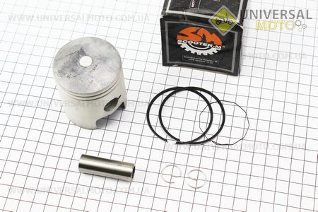 Кільця поршневі Suzuki AD100 52,5мм STD (+ поршень, палець). Scooter-M (Запчастини на скутер Suzuki AD100 / UM3476-V69)