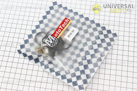 Ремонтний комплект карбюратора Honda AF34/35, 14 деталей + поплавок. Mototech (Запчастини до японського скутера / UM3477-V13)