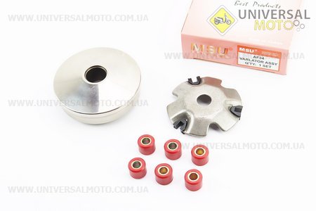 Варіатор передній комплект Honda DIO50 AF34 / 35. MSU (Запчастини до японського скутера / UM3477-V68)