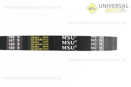 Ремінь 643х19. MSU (Запчастини до японського скутера / UM3477-V76)