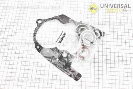 Підшипники редуктора Honda Lead AF20 / 05 комплект 4 штуки (6004 2RS; 6201 RS; 6202 2RS; 6203 RS) + прокладка. Украина (Запчастини на скутер Honda LEAD / UM3477-V95)