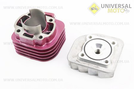 Циліндро поршневий комплект (цпг) Yamaha JOG 3KJ 80см.куб.-47мм (палець 10мм) + головка (AXIS; APRIO; ARTISTIC; VINO; TRUNK; POHE; NEXT ZONE; SA2J;. TMMP (Запчастини до японського скутера / UM3478-V48)