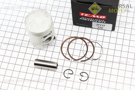 Поршень комплект Honda DIO50 39мм STD (палець 12мм) Тайвань. TEMO (Запчастини до японского скутера / UM3478-V69)