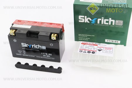Акумулятор 7(6)Ah YT7B-BS кислотний 150/67 / 95мм. Skyrich (Акумулятор / UM3480-V01)