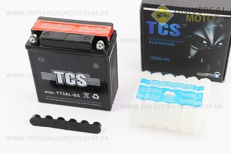 Акумулятор 12V5Ah YT5AL-BS кислотний (L120*W60*H130мм) "Active". TCS (Акумулятор / UM3481-V27)